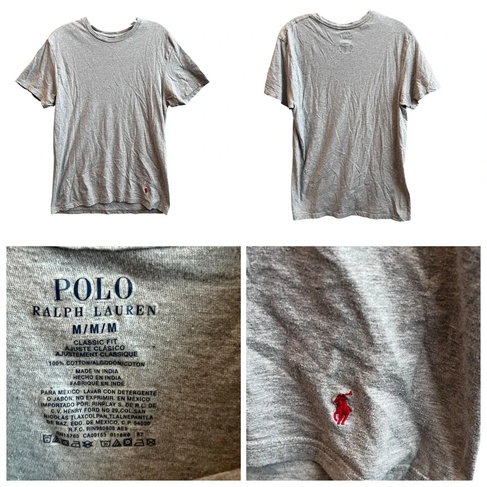 Polo Ralph Lauren Clothing LOT/5 Mens M Casual Lounge Wear T-Shirts Shorts Logo